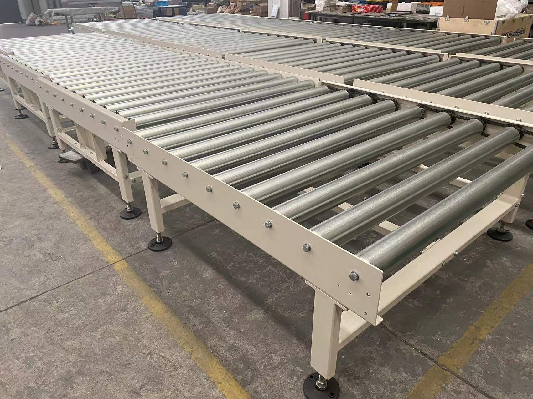 碳钢滚筒输送机进瓶螺杆的解析