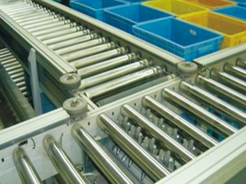 机加工滚筒输送机的托辊布置形式设计